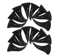 CTIRCHIU 40pcs Plastic Devil Horn Hair Clips for Halloween Headwear, DIY Craft Material with Unique Black Devil Horns Design, Versatile Use for Halloween Party and Costume Accessories