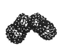 CTIRCHIU 4Pcs Acrylic Rhinestone Hair Bun Nets Fashionable Ballet Hair Accessories for Elegant and Versatile Bun Covers for Dance and Daily Use