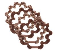 CTIRCHIU 4pcs Boho Twisted Hair Ties Elastic Hair Ropes Ponytail Holders Curly Hairband Elastic Styling Tool for Women Girls