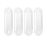 CTIRCHIU 4pcs Childproof Light Switch Covers White Toggle Wall Plate Protector for Safety Installation American Style Design Fits Single Pole Switches Prevents Accidental Off in Home and