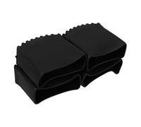 CTIRCHIU 4pcs Non-Slip Mat Extension Ladder Feet Pads Ladder Feet Accessories Slip Resistant Ladder Feet Ladder Anti Skid Foot Ladder Feet Cover Ladder Leg Protective Cover Rubber Black