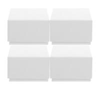 CTIRCHIU 4pcs Paper Cryovial Box with Lid, 25-well Freezer Storage Containers for 2ml and 1.8ml Vials, Sample Tube Organizer with Writable Surface for Laboratory and Cold Chain Transfer