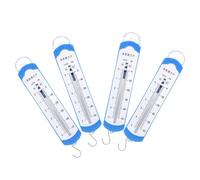 CTIRCHIU 4pcs Spring Dynamometer Force Scale for Physics Experiment with Easy to Read Scale and Plastic Iron Construction, Teaching Aid Suitable for Classroom Teaching and Group Discussions