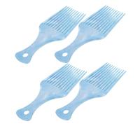 CTIRCHIU 4pcs Wide Tooth Hair Pick Combs for Curly Hair Styling Gentle Grooming Accessories for Men Modern Design Reduces Knots Prevents Breakage for Braiding