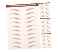 CTIRCHIU 4sheets Eyebrow Tint Hair-like Temporary Stickers Natural Eyebrows Realistic Brow Transfer Stickers for Women
