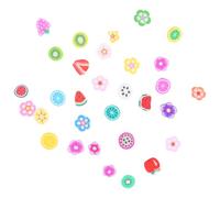 CTIRCHIU 5000pcs Fruit Nail Slice Nail Decals DIY Decoration Clay 3d Pattern Multi-purpose Fruit and Flower Shape Pack for Art and Cell Phone Accessories