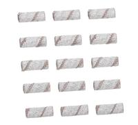 CTIRCHIU 50pcs Fine Grit Nail Drill Sanding Bands for Gel Polish Removal and Nail Polishing Mini White Sanding Bands for Manicure and Pedicure
