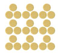 CTIRCHIU 50Pcs Round Facial Cleansing Pads 60Mm Diameter X 8Mm Thick, Fine Wood Pulp Makeup Remover Sponges for Gentle Daily Skincare and Face Washing