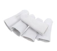 CTIRCHIU 5Pcs Leather Finger Protector Sleeve Thick Insulated Jewelry Making Tool for Heat Resistance Prevent Injury Finger Guard for Crafts and DIY Projects
