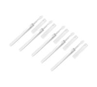 CTIRCHIU 5Pcs Transparent Silicone Lip Balm Brush with Caps Portable Makeup Lipstick Applicator for Daily Beauty Use Reusable Lip Mask Brush for Travel and