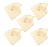 CTIRCHIU 5pcs White Cotton Drawstring Bags for DIY Use, Sublimation DIY Bag Supply, Easy to Clean and Nice for Painting, for Storage and Teaching Your Baby Drawing