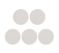 CTIRCHIU 5pcs White round Latex Foundation Powder Puff for Women, Soft Makeup Sponge for Professional Use and Salon, Cosmetic Powder Puff for Smooth Application