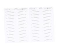 CTIRCHIU 6d Waterproof Eyebrow Stickers 20 Pairs Artificial Eyebrow Hair-like Simulation Brow Transfers for Easy Grooming and Shaping