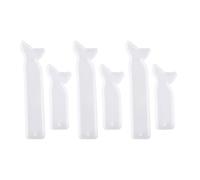 CTIRCHIU 6pcs DIY Silicone Mold Fish Tail Bookmark Making Mold Comfortable Hand Feeling and Integrated Molding for Creative DIY Crafts and Resin Casting Projects
