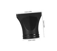 CTIRCHIU 6pcs Heat Resistant Plastic Hair Dryer Nozzle Narrow Concentrator Attachments for Precise Airflow Compatible with Hairdryers Efficient Styling Tool for Salon and Home Use