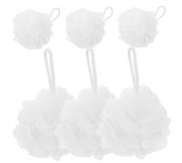 CTIRCHIU 6pcs Portable Bath Sponges with Lanyard Household Adult Bath Loofah Balls for Deep Cleansing Exfoliating Shower Puff Quick Drying Mesh for Stress Relief and Skin Elasticity