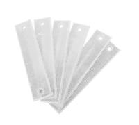 CTIRCHIU 6Pcs Reflective Sign Post Panels Reflective Road Markers for Driveway Parking Street and Highway Use High Visibility Reflectors for Road Guidance and Slow Moving Vehicles