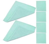 CTIRCHIU 6pcs Small Coral Fleece Face Towels 30x30cm, Soft Makeup Remover Cloths for ’s Facial Cleaning, Super Absorbent Washcloths for Sensitive Skin