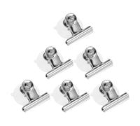 CTIRCHIU 6pcs Suction Cup Clips Suction Cup Clamps 2.28x2.08x1.57inch Stainless Steel PVC Easy to Stick and Remove No Tools Needed for Living Room