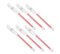 CTIRCHIU 6pcs Waterproof Beauty Pen for Eyebrow Tattoo Marking, Red Precision Skin Safe Makeup Pens for Daily Use and Wedding Stage Shows