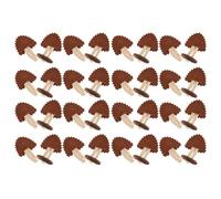 CTIRCHIU 8 Pairs Winter Coat Buttons Sew-on Bull Horn Toggle Shape, Pu Leather and Cotton Thread Material, Replacement Fasteners for Jackets and Coats, for Revamping Jackets