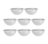 CTIRCHIU 8 Pcs Half Sphere Cake Baking Pans Aluminum 2.28In Mini Hemisphere Molds for Repeated Use in Home Baking and Soap Making