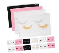 CTIRCHIU 80pcs Portable Makeup Bags Lightweight Cosmetic Organizer Travel Toiletry Pouches with Zipper in Pink Black Gold White for Women