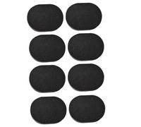 CTIRCHIU 8Pcs Bamboo Charcoal Facial Powder Sponges Deep Cleansing Makeup Remover Puff Oil Control Refreshing Skin Care Household Use
