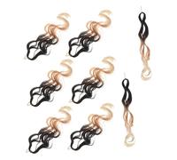 CTIRCHIU 8Pcs Boho Dreadlock Wigs Synthetic Goddess Locs Crochet Hair Extensions with Threestrand Braid Design for Creative Cosplay and Themed Photography