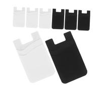 CTIRCHIU 8pcs Suction Phone Card Holder Adhesive Card Holder for Phone Cell Accessories Credit Organizer Wallet