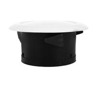 CTIRCHIU Abs Round Ceiling Diffuser Vent Cover for Bathroom Exhaust Ventilation Airflow Exhaust Vent with Thickened 125mm Air Valve for Kitchen and Garage