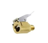 CTIRCHIU Air Pump Adapter Lightweight Brass and Motorcycle Easy Attachment, Golden Tyre Inflator Connector Automobile Tyres for Outdoor and Portable Use