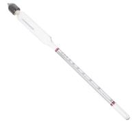 CTIRCHIU Alcohol Meter Hydrometer Kit Double Scale 0-100 Measurement Glass Distilling Supplies Specific Hydrometer Wine Making Supplies Alcohol Tester for Wine Test Jar Home Brewing Liquor