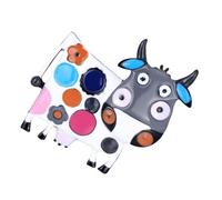 CTIRCHIU Alloy Cartoon Cow Brooch Drop Oil Brooch Cute Animal Pin for Collar Button for Cow Stuff Lovers