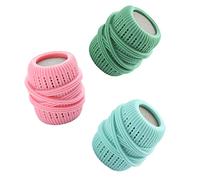 CTIRCHIU Anti-Tangle Laundry Balls 3pcs Set TPE Sponge Washing Machine Washing Balls for Clothes Care Dryer Household Use Random Color