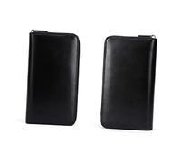 CTIRCHIU Anti-Theft Wallet Multiple Pockets and Zipper Clutch Design for Cash Cards and Elegant Black Credit Holder for Men and Women for Daily Use and Special Occasions