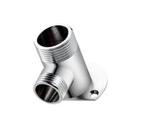 CTIRCHIU Bathroom Shower Converter with Standard Interface Rust-Resistant Thick Design Easy Installation Surface Base Fittings Joint for Wall-Mounted Shower Outlet Accessories