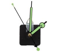 CTIRCHIU Battery Operated Clock Mechanism Replacement with Glow in the Dark Hands Silent Quartz Movement Long Shaft DIY Wall Clock Kit for Home Decor and Craft Projects