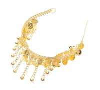 CTIRCHIU Belly Dancer Head Chain Women Hair Jewelry for Festivals Performances Intricate Design with Rhythmic Bells Versatile Accessory for Cultural Events Dance Shows