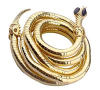 CTIRCHIU Bendable Snake Bracelet for Women Flexible Punk Choker Bangle Multi-use Wristband Jewelry for Halloween Cosplay Party Accessories