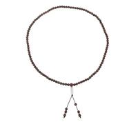 CTIRCHIU Buddhist Bead Sandalwood Bracelet for Men and Women Wood Bead Rosary Meaningful for Daily Wear Stackable Accessory Elegant Design for Couples
