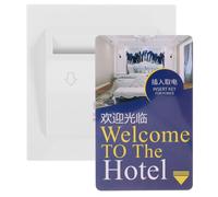 CTIRCHIU Card-activated Wall Power Switch with Three-wire Design, Automatic Power Cut-off for Efficient Electricity Management in Hotels and Guest Rooms, White PC Panel