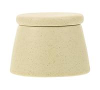 CTIRCHIU Ceramic Nail Brush Washing Cup with Lid and Wide Mouth Design, Easy to Clean Acrylic Liquid Container for Nail Art Creation at Home, Japanese Aesthetic Style in Light Green