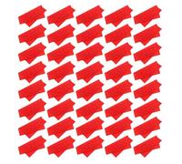CTIRCHIU Chinese Calligraphy Paper 60pcs Red Square Xuan Rice Paper Sheets with Elegant Gold Flecks for Lunar New Year Decorations and Calligraphy Practice