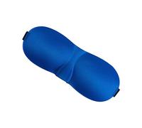 CTIRCHIU Contoured Eye Mask Lightweight Breathable Sleeping Mask for Travel Work and Naps Adjustable Night Blindfold with No Pressure Design Blue