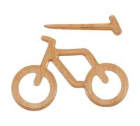 CTIRCHIU Creative Accessory Women Pin Lightweight for Wooden Brooch Bicycle Precision Woodwork Lapel Pin, Stylish and Cycling Suitable for Backpacks Hats for Presents and Gifting