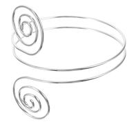 CTIRCHIU Cuff Bangle Armlet for Woman Punk Style Metal Arm Band Jewelry Geometric Design Adjustable Fit for Women Girls Wear on Festival Party Daily Outfit