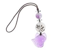 CTIRCHIU Cute Fox Crystal Phone Charm Pendant Small Phone Decoration Strap for Women Lightweight Versatile Keychain Accessory for Bags and Purse Creative Option