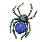 CTIRCHIU Cute Jumping Spider Brooch Pin Crystal Rhinestone Vintage Style Brooch