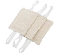 CTIRCHIU Door Pinch Guard 3Pcs Beige Cotton Cloth for Quiet Learning Environment, No Drilling Required, Easy Installation
